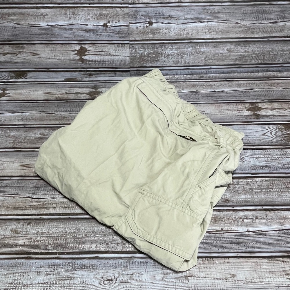 Gander Mountain Convertible Cargo Pants Zip Off‎ Hiking Outdoor Beige Largex31